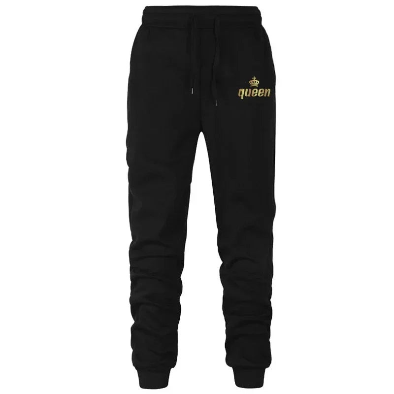 King & Queen Couple Hoodie and Jogger Pants Set