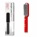Dual-Purpose Heated Straightening and Curling Comb