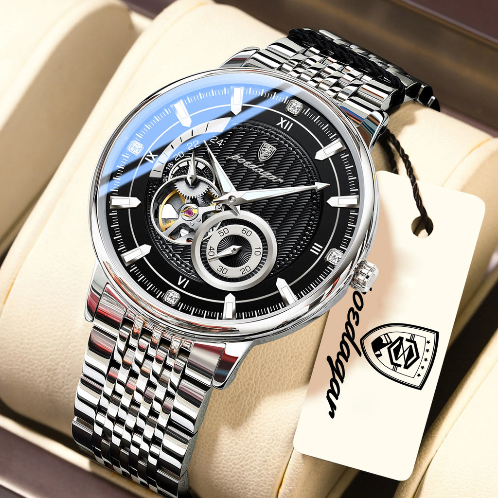 Men's Luxury Hollow Tourbillon Automatic Mechanical Watch