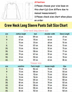 Men's Round Neck 3D Striped Print Two Piece Sweatshirt Set
