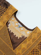 Women's Traditional African Dashiki Ankara Embroidered Maxi Dress