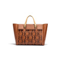 Women's Embossed Large Capacity Business Handbag