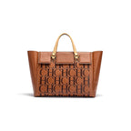 Women's Embossed Large Capacity Business Handbag