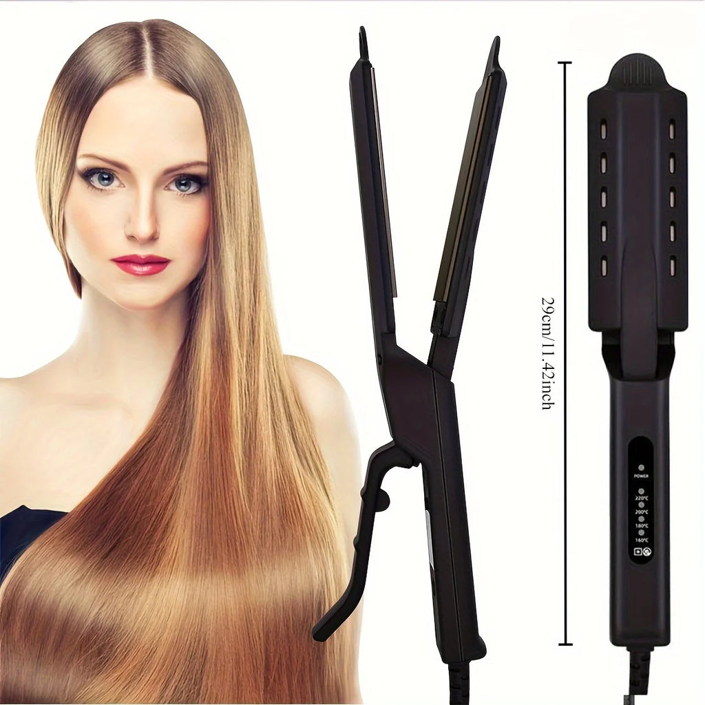 Wide-Width Ionic Hair Straightener with 4 Temperature Settings