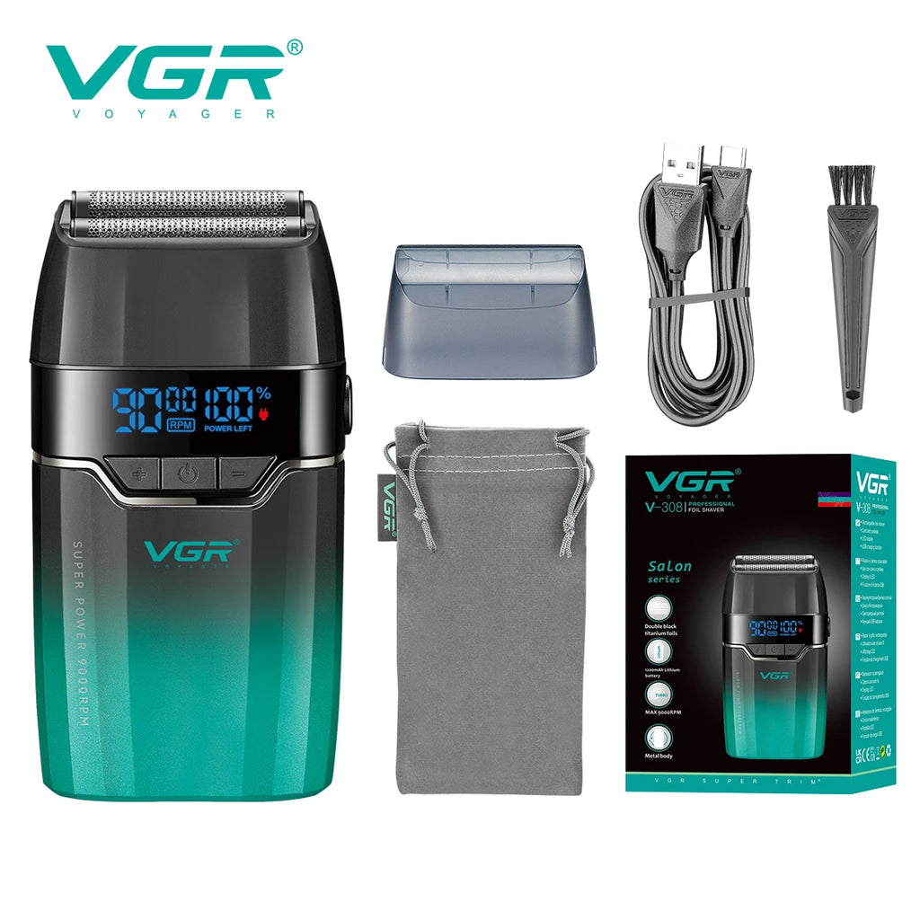 Men Professional Cordless Hair Clipper Rechargeable Trimmer Set