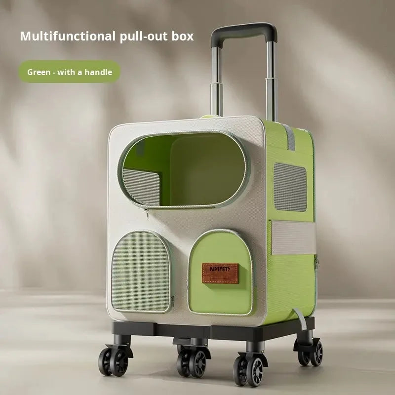 Large Breathable Detachable Pet Carrier Backpack for Cats Dogs