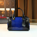 Women's Crocodile Pattern PU Leather Handbag Crossbody Bag