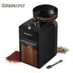 Automatic Electric Burr Coffee Grinder with 28 Adjustable Grind Settings