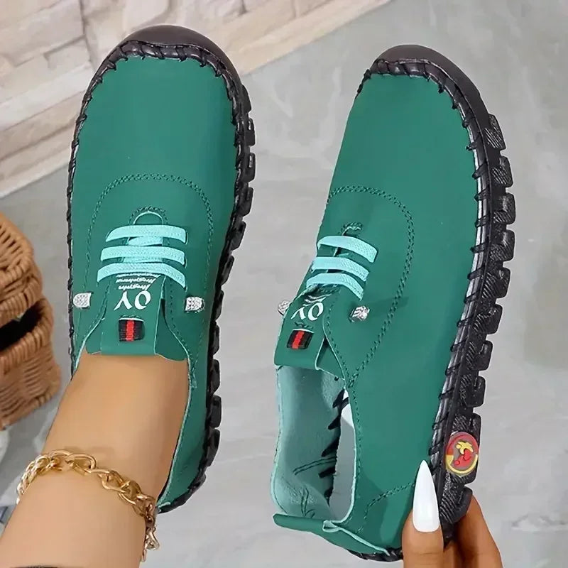 Women's Lace-Up Roman Retro Breathable Sneakers