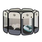 Foldable Oxford Cloth Pet Tent Playpen for Cats Dogs