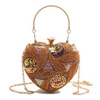 Women's Heart Shaped Acrylic Evening Clutch Bag