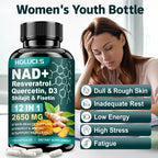 NAD+ Resveratrol Capsules Cell Repair Energy Immune Support