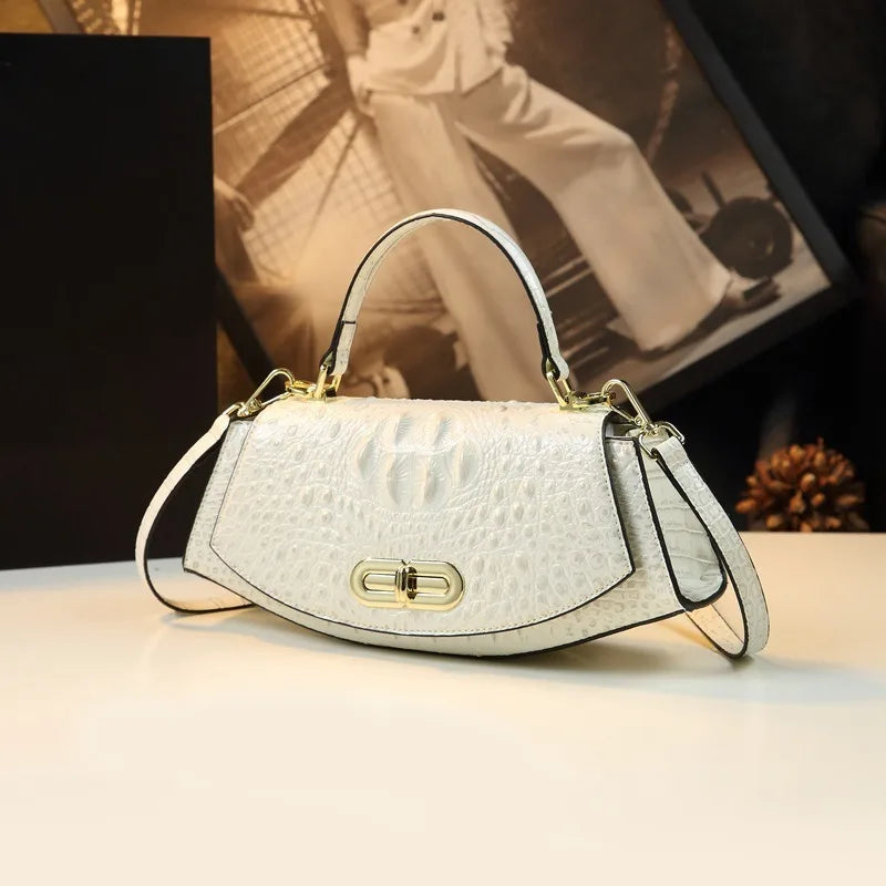 Women's PU Leather Saddle Bag Zipper Crossbody