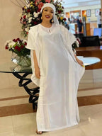 Women's Plus Size African Traditional Kaftan Boubou Maxi Dress