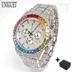 Men's Luxury Hip Hop Diamond Quartz Wristwatch