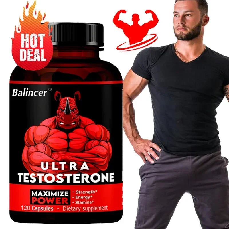 Tribulus Terrestris Men Energy Support Dietary Supplement Capsules