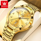 Men's Quartz Stainless Steel Watch with Calendar