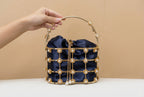 Women's Luxury Hollow Out Rhinestone Evening Clutch Bag
