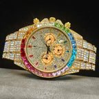 Men's Luxury Hip Hop Diamond Quartz Wristwatch