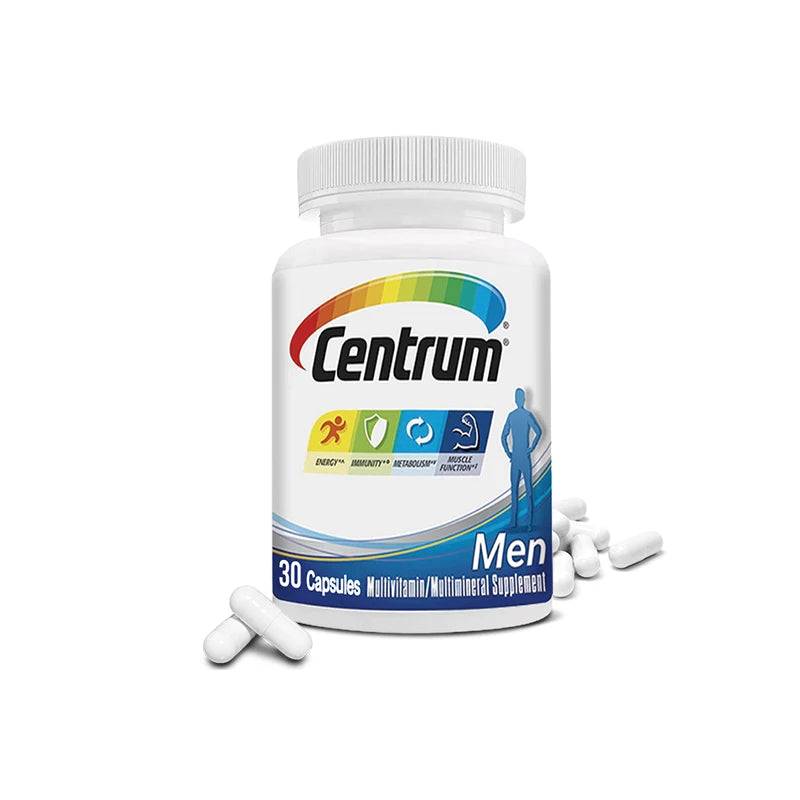 Men Multivitamin and Minerals Energy Metabolism Dietary Supplement Capsules