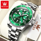 Men's Quartz Stainless Steel Watch with Auto Date