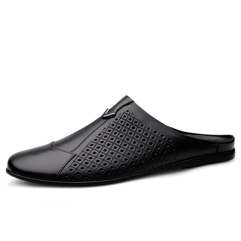 Men's Genuine Leather Slip-On Loafers