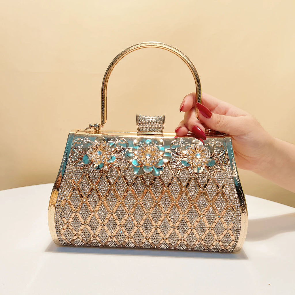 Women's Luxury Rhinestone Evening Clutch Bag