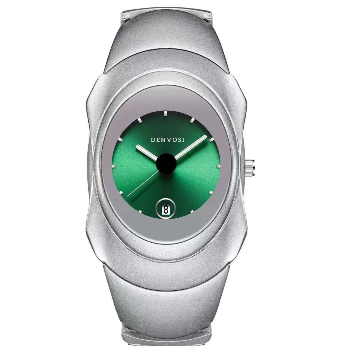 Men's Sleek Stainless Steel Waterproof Quartz Watch
