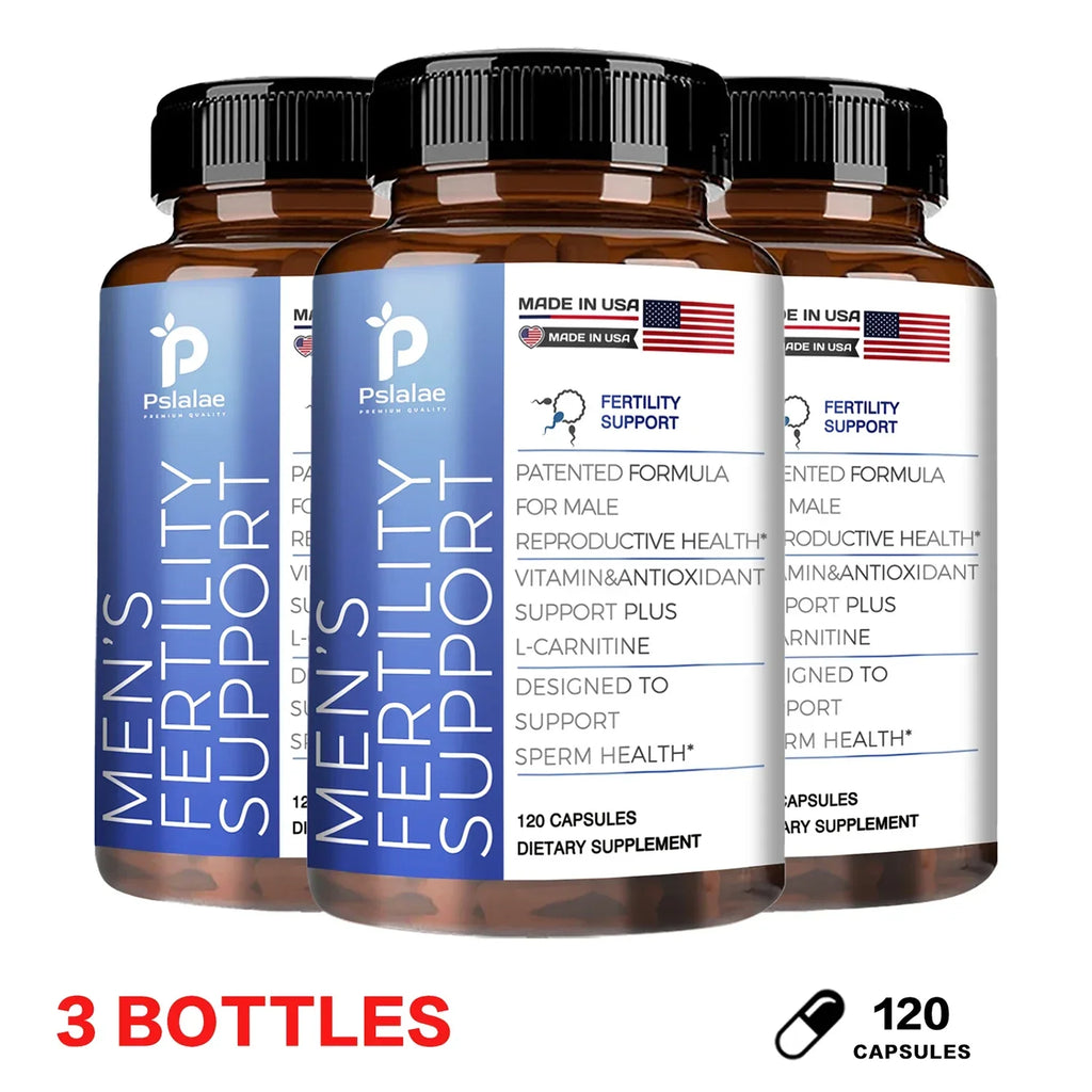 Male Fertility Support Reproductive Health Energy Dietary Supplement Capsules