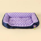 Soft Square Dog Sofa Warm Washable Pet Bed
