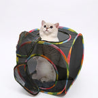 Foldable Mesh Cat Tent Cube Play House