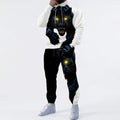 Men's 3D Tiger Print Hoodie and Pants Set