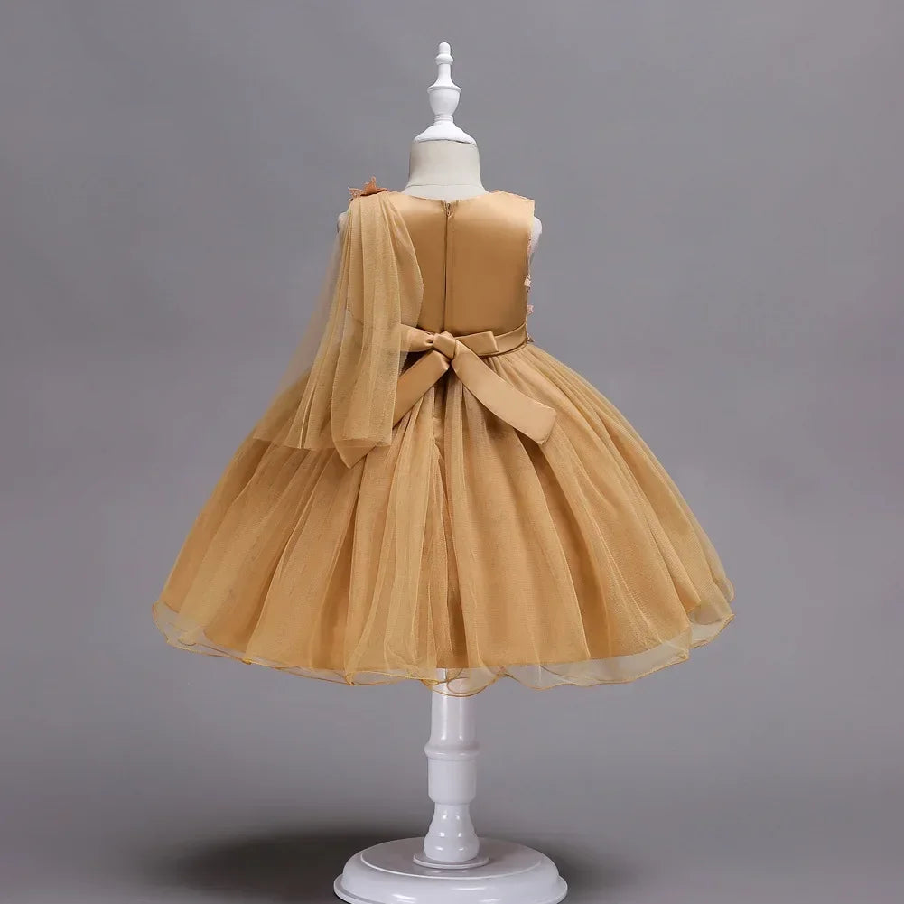 Flower Girl Tulle Lace Princess Dress