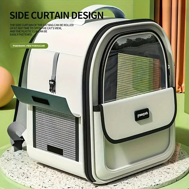 Breathable Transparent Capsule Pet Carrier Backpack for Cats Dogs