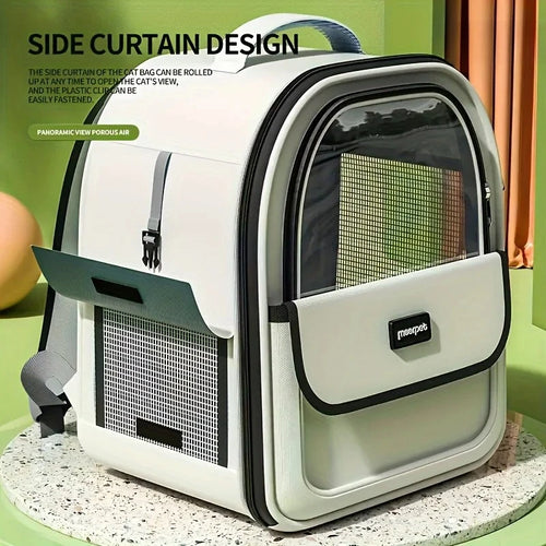 Breathable Transparent Capsule Pet Carrier Backpack for Cats Dogs