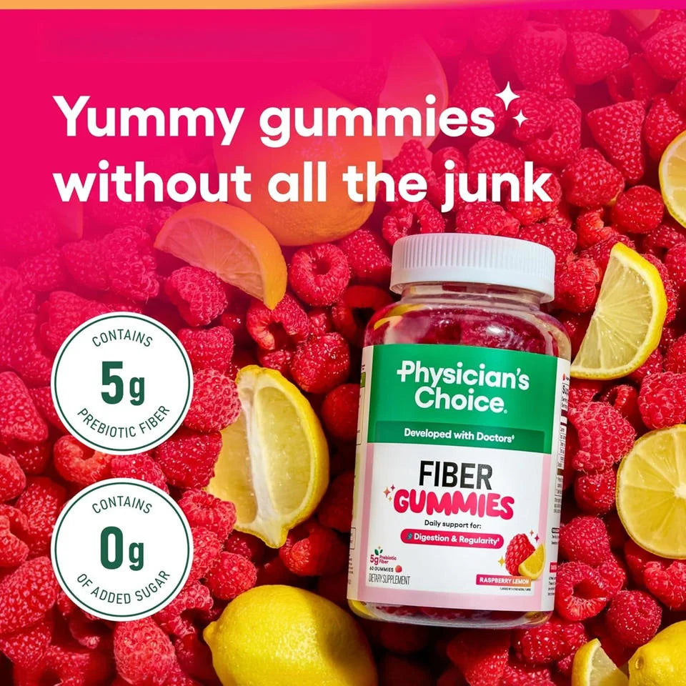 Prebiotic Fiber Digestive Health Support Dietary Supplement Gummies