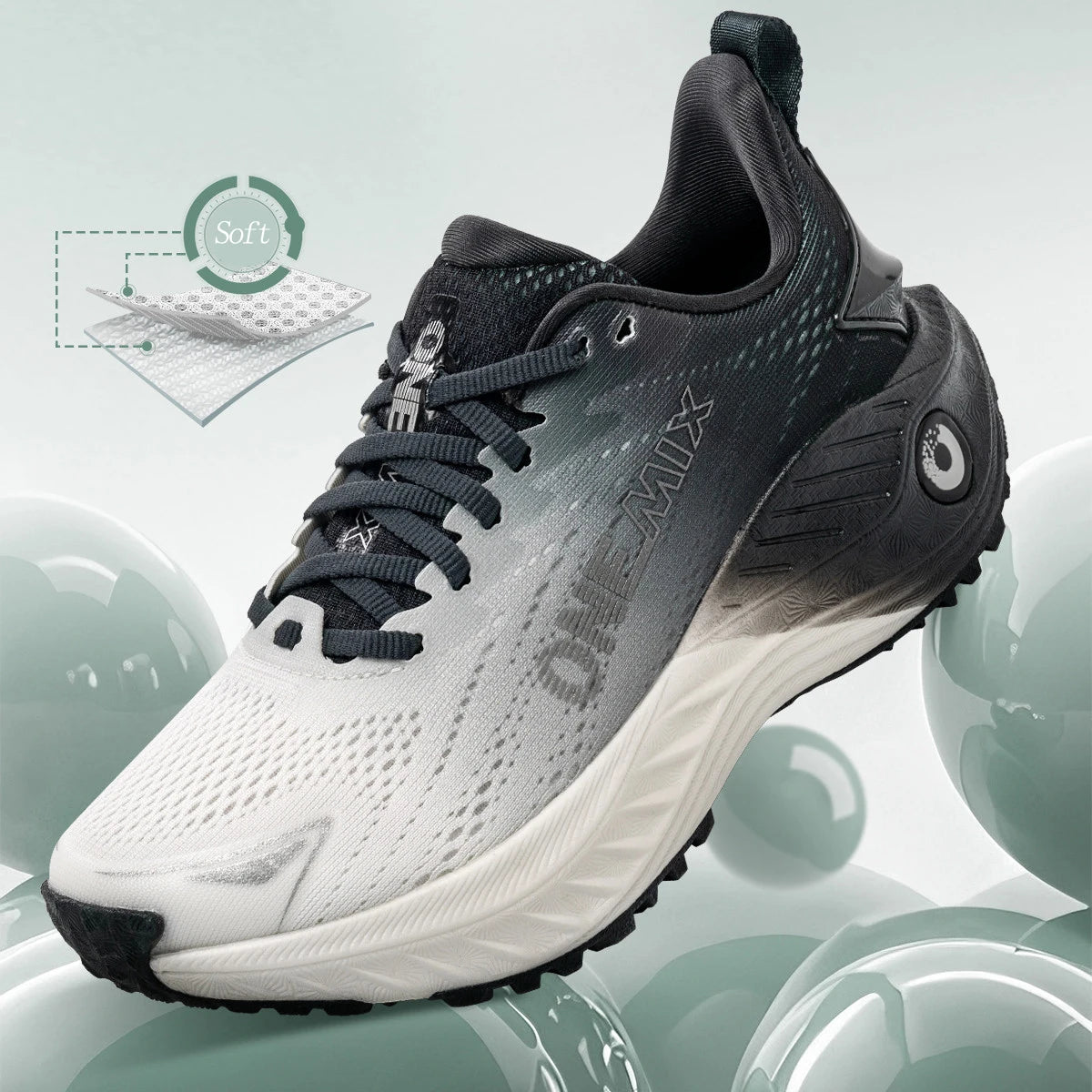 Men's Breathable Lightweight Cushion Running Shoes