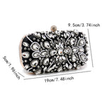 Women's Luxury Rhinestone Evening Clutch Shoulder Bag