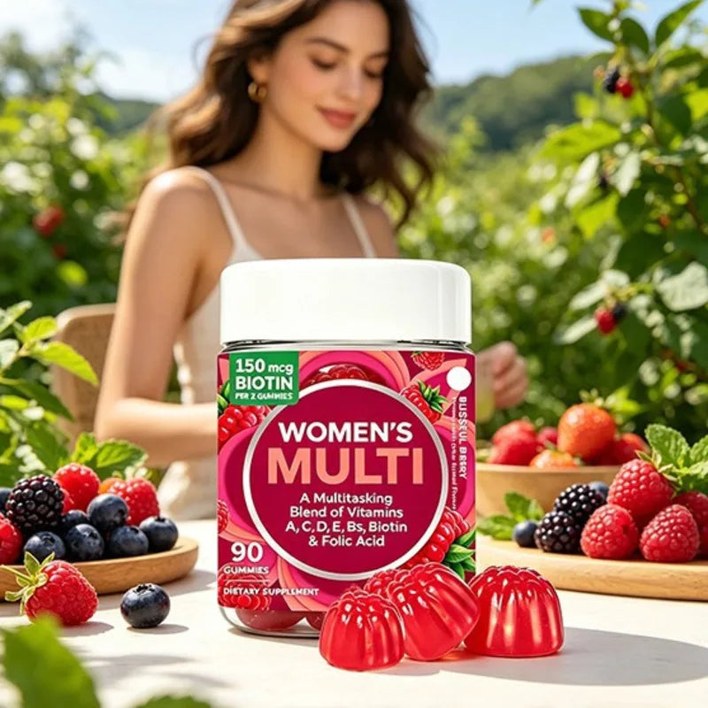 Women's Multivitamin Daily Support Dietary Supplement Gummies