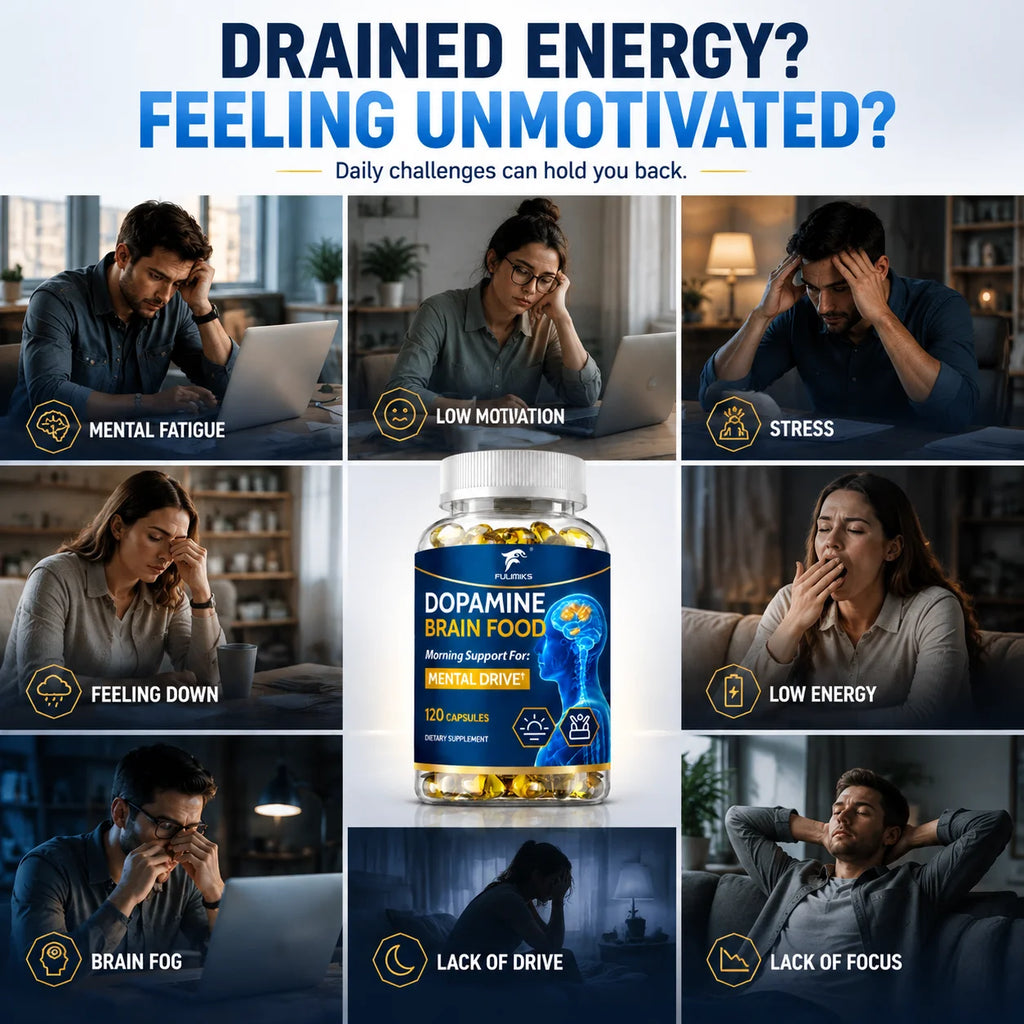 Dopamine Brain Food Supplement Mental Focus Mood Support