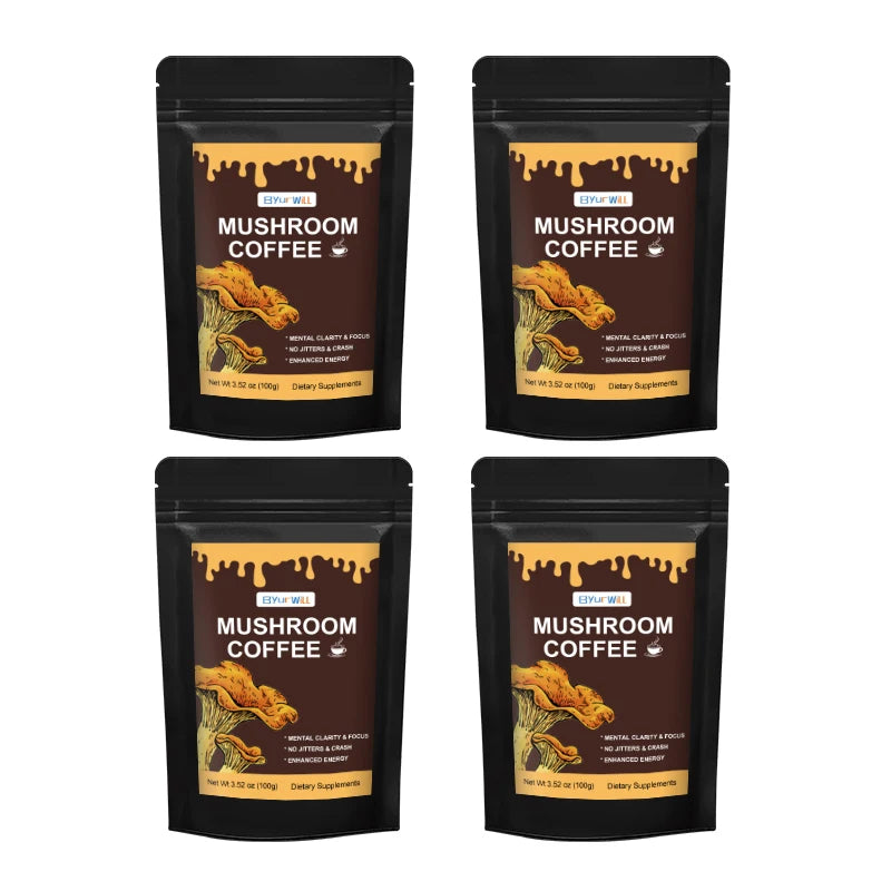 Lion's Mane and Turkey Tail Energy Support Mushroom Coffee