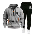 Men's Half Zip Hoodie and Jogger Pants Set