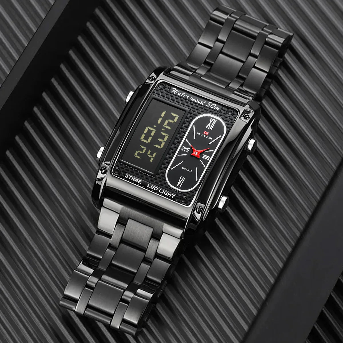 Men's Luxury Stainless Steel Quartz Watch 2561