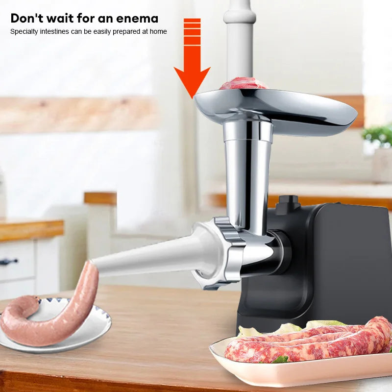 Heavy Duty Electric Meat Grinder and Sausage Stuffer