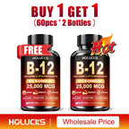 Vitamin B12 Complex Supplement for Brain Heart Energy Support