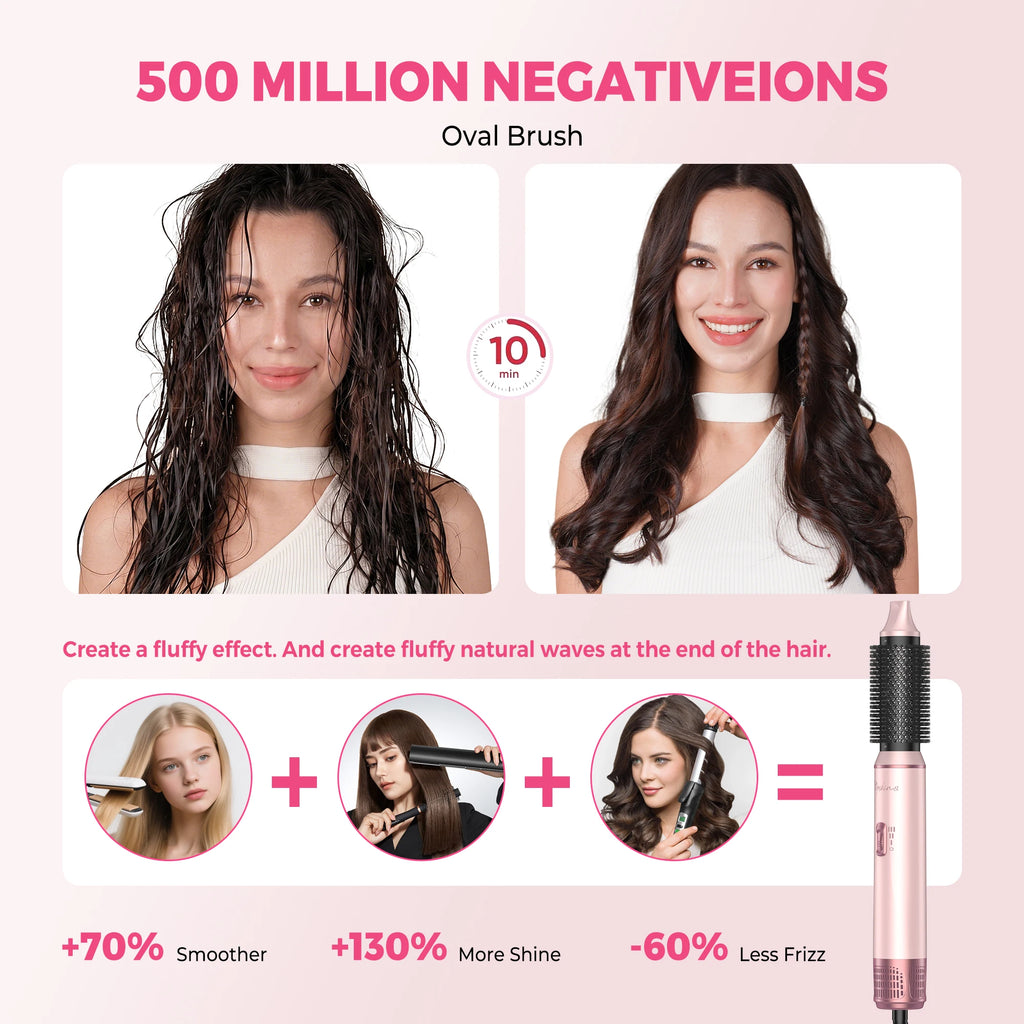 5-in-1 Interchangeable Hot Air Hair Styling Set