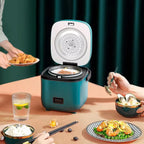 1.3-Quart Mini Electric Rice Cooker and Food Steamer
