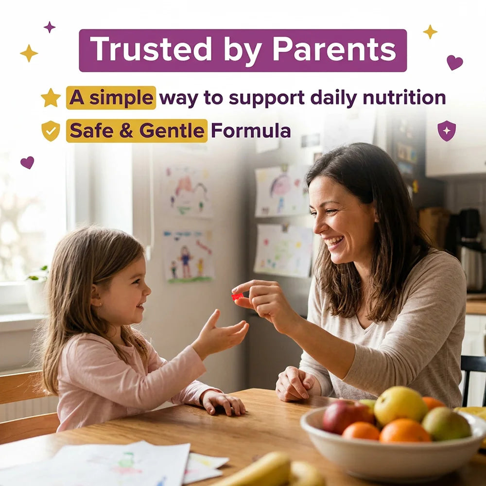 Focus and Attention Support Dietary Supplement Gummies