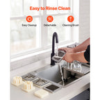 Commercial French Fry Cutter with 4 Interchangeable Blades