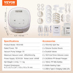 Portable Double Electric Breast Pump with LED Display
